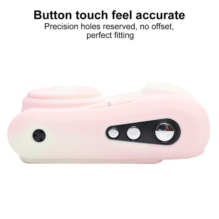 For Kodak Pixpro FZ45 Glossy Soft Silicone Protective Case(Mist Pink)
