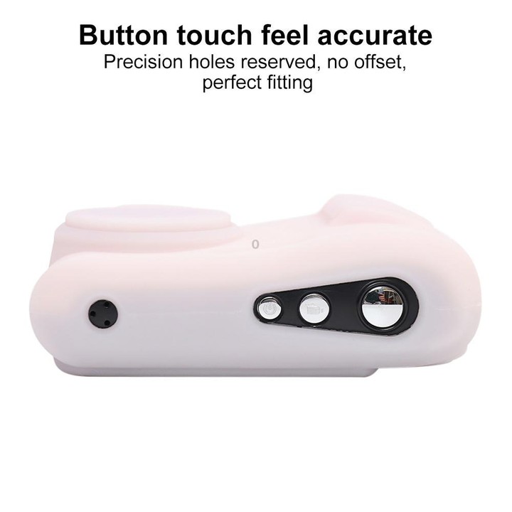 For Kodak Pixpro FZ45 Glossy Soft Silicone Protective Case(Jelly Pink)