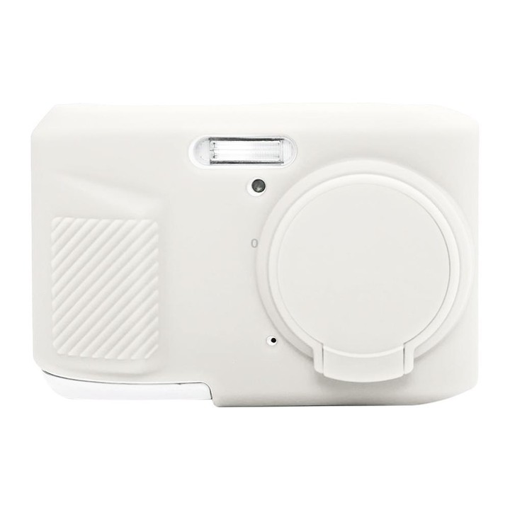 For Kodak Pixpro FZ45 Glossy Soft Silicone Protective Case(Fog White)