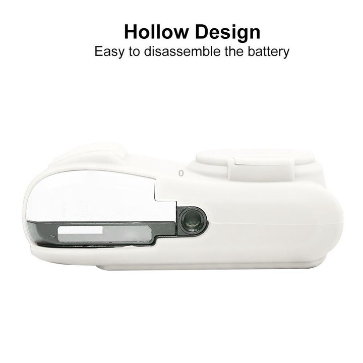 For Kodak Pixpro FZ45 Glossy Soft Silicone Protective Case(Fog White)