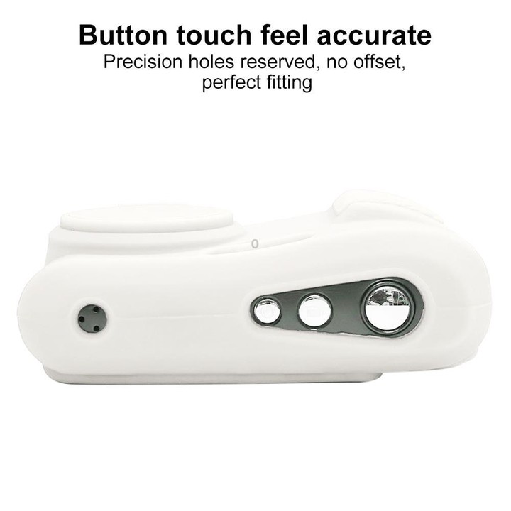 For Kodak Pixpro FZ45 Glossy Soft Silicone Protective Case(Fog White)