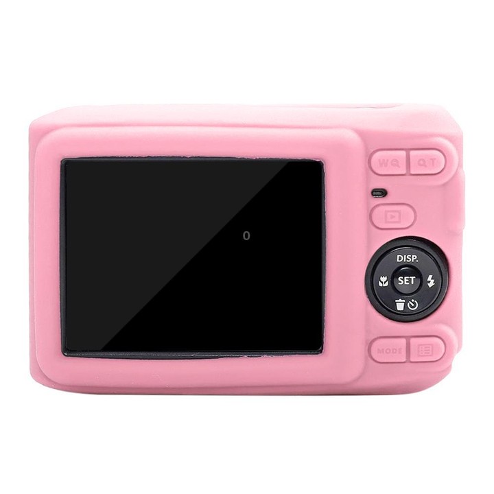 For Kodak Pixpro FZ45 Glossy Soft Silicone Protective Case(Pink)