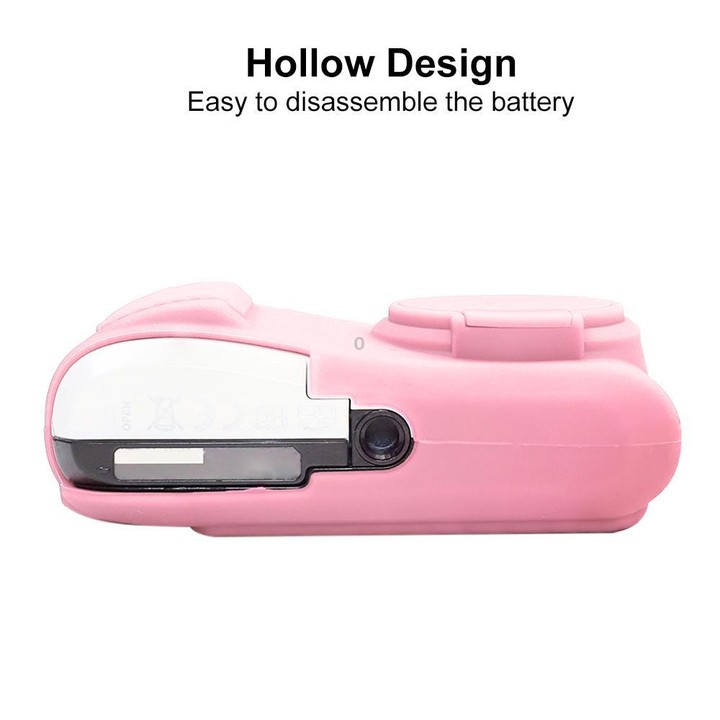 For Kodak Pixpro FZ45 Glossy Soft Silicone Protective Case(Pink)