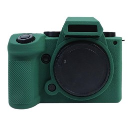 For Panasonic LUMIX DC-S5 II / DC-S5M2GK Litchi Texture Soft Silicone Protective Case(Green)