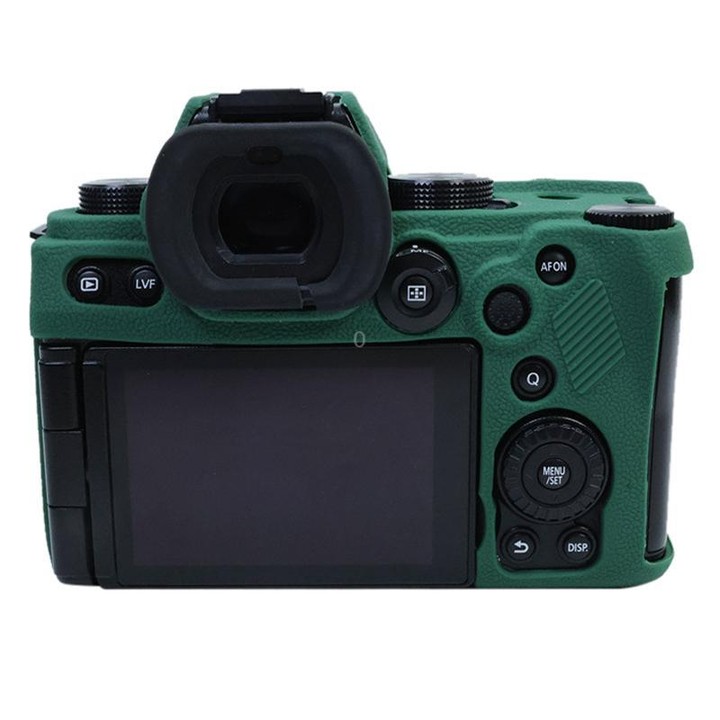 For Panasonic LUMIX DC-S5 II / DC-S5M2GK Litchi Texture Soft Silicone Protective Case(Green)