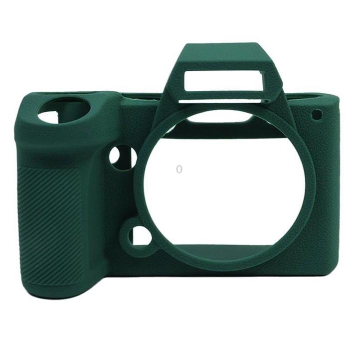 For Panasonic LUMIX DC-S5 II / DC-S5M2GK Litchi Texture Soft Silicone Protective Case(Green)
