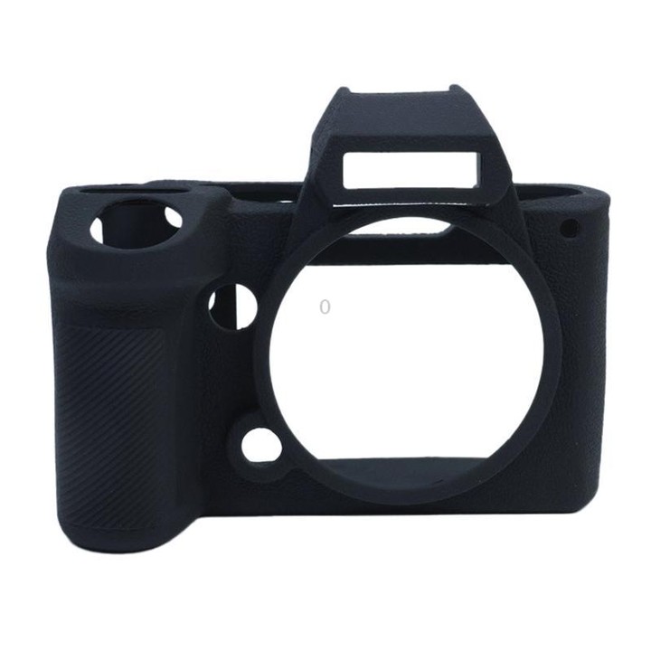 For Panasonic LUMIX DC-S5 II / DC-S5M2GK Litchi Texture Soft Silicone Protective Case(Black)