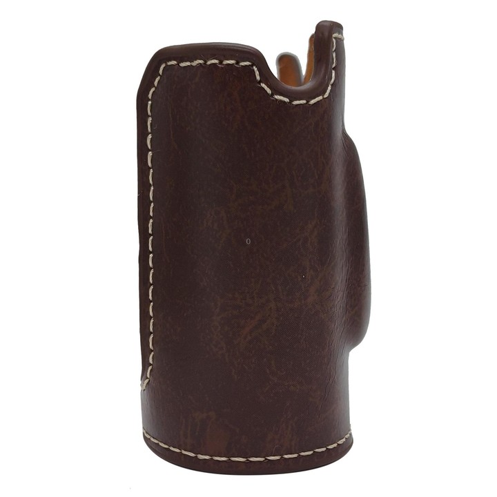 For Leica Q3 Vegan Leather Camera Half Case Base(Coffee)