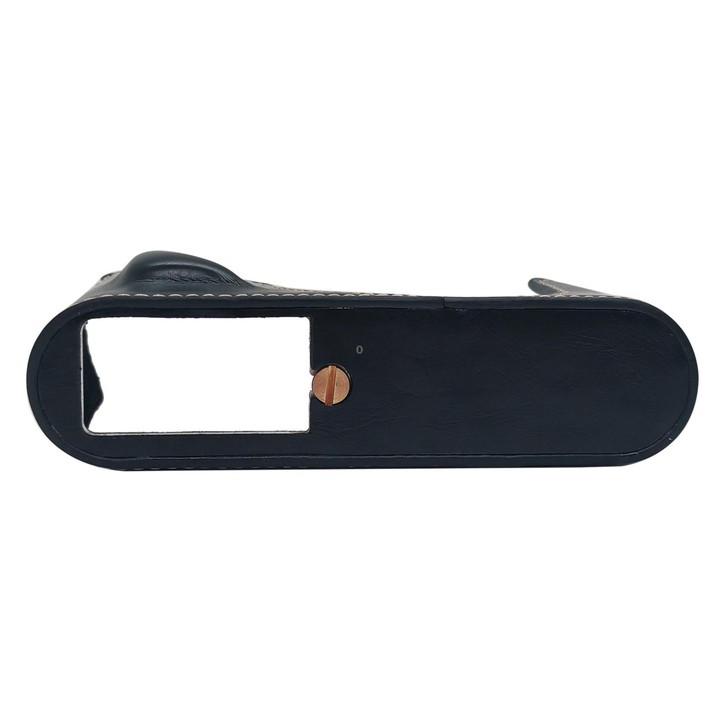 For Leica X Vario / TYP107 Vegan Leather Camera Half-Case Base(Black)