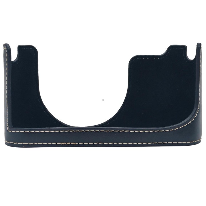 For Leica X Vario / TYP107 Vegan Leather Camera Half-Case Base(Black)