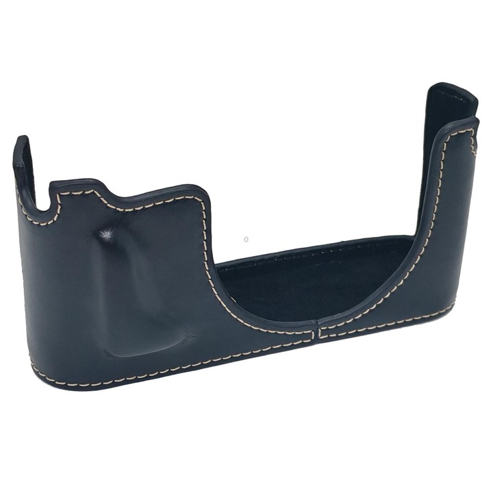 For Leica X Vario / TYP107 Vegan Leather Camera Half-Case Base(Black)