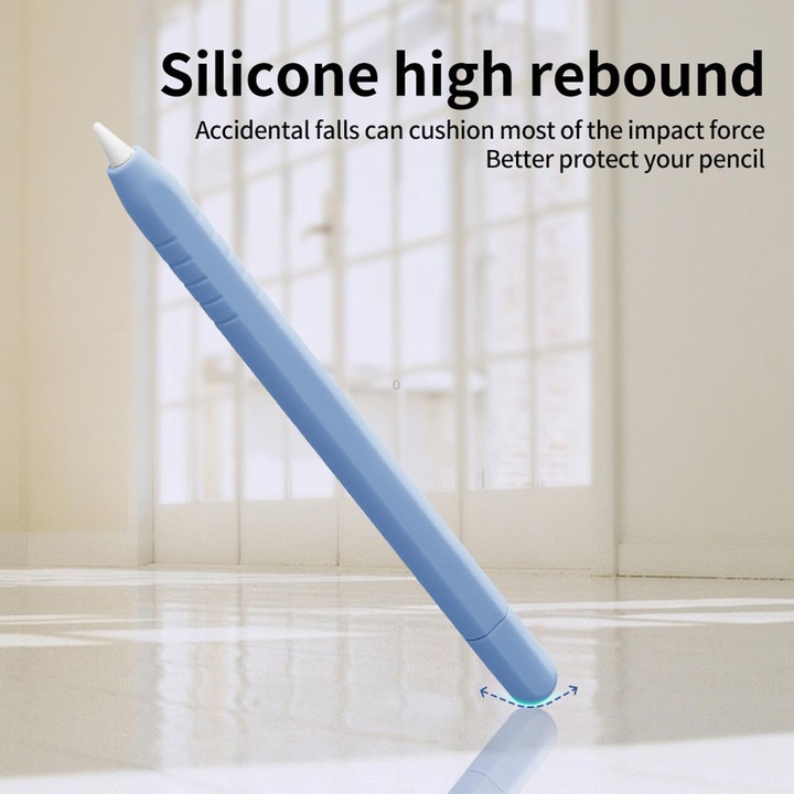 For Apple Pencil USB-C / 3 XDcase Solid Color Detachable Cap Silicone Stylus Pen Sleeve(Orange)