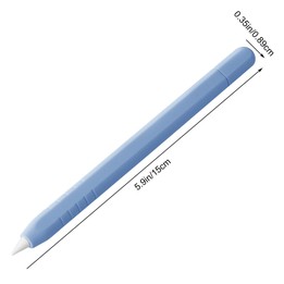 For Apple Pencil USB-C / 3 XDcase Solid Color Detachable Cap Silicone Stylus Pen Sleeve(Orange)