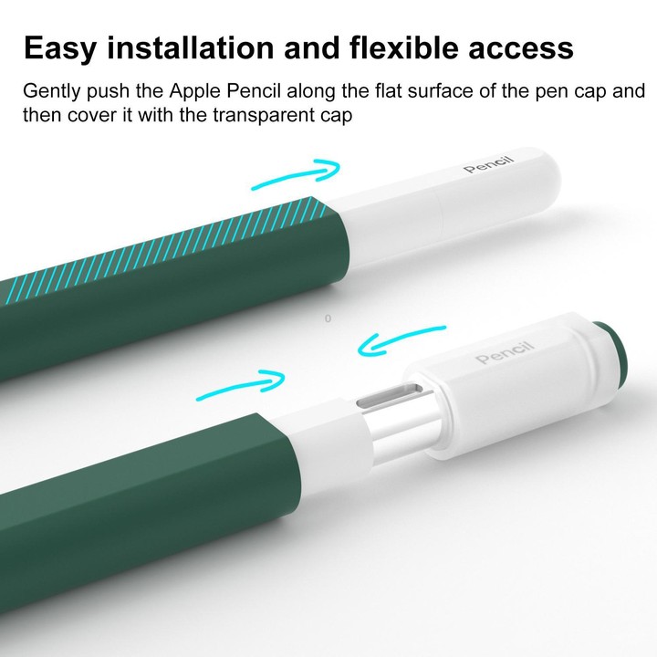 For Apple Pencil USB-C / 3 XDcase Jelly Detachable Cap Silicone Stylus Pen Sleeve(Yellow)
