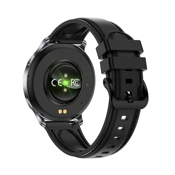 HT39 1.32 inch Ultra-thin Sports Smart Watch Supports Bluetooth Call / Heart Rate / Pressure / Sleep Monitoring(Black)