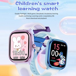 HT40 1.83 inch Children Smart Learning Watch Supports Study Card / Heart Rate / Pressure / Sleep Monitoring(Blue)