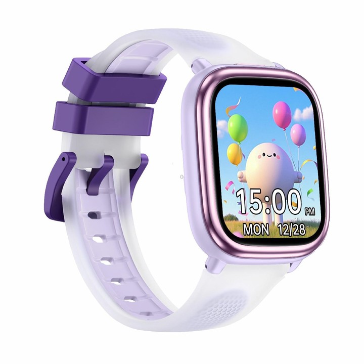 HT40 1.83 inch Children Smart Learning Watch Supports Study Card / Heart Rate / Pressure / Sleep Monitoring(Purple)