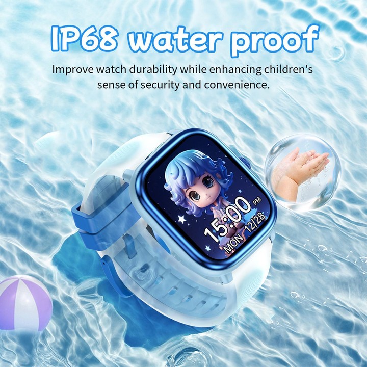 HT40 1.83 inch Children Smart Learning Watch Supports Study Card / Heart Rate / Pressure / Sleep Monitoring(Purple)