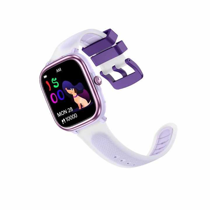 HT40 1.83 inch Children Smart Learning Watch Supports Study Card / Heart Rate / Pressure / Sleep Monitoring(Purple)