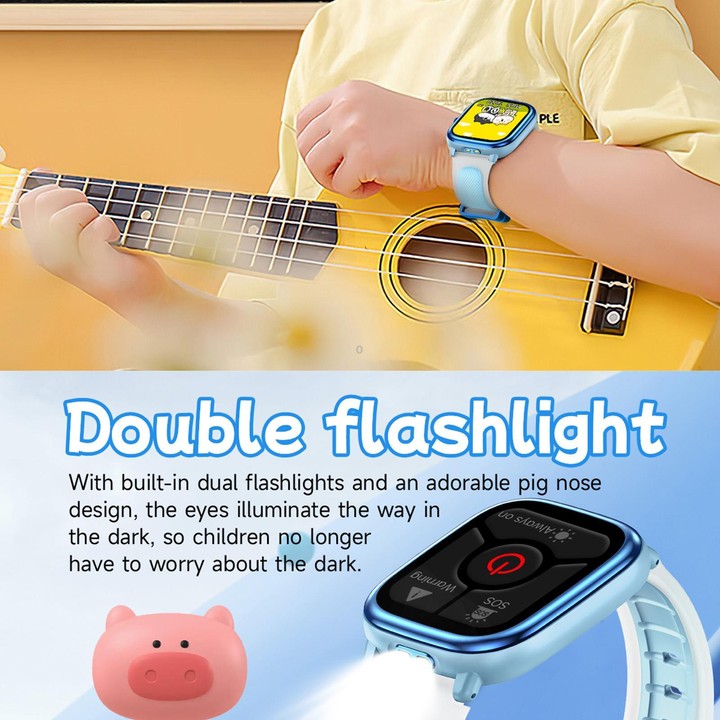 HT40 1.83 inch Children Smart Learning Watch Supports Study Card / Heart Rate / Pressure / Sleep Monitoring(Purple)