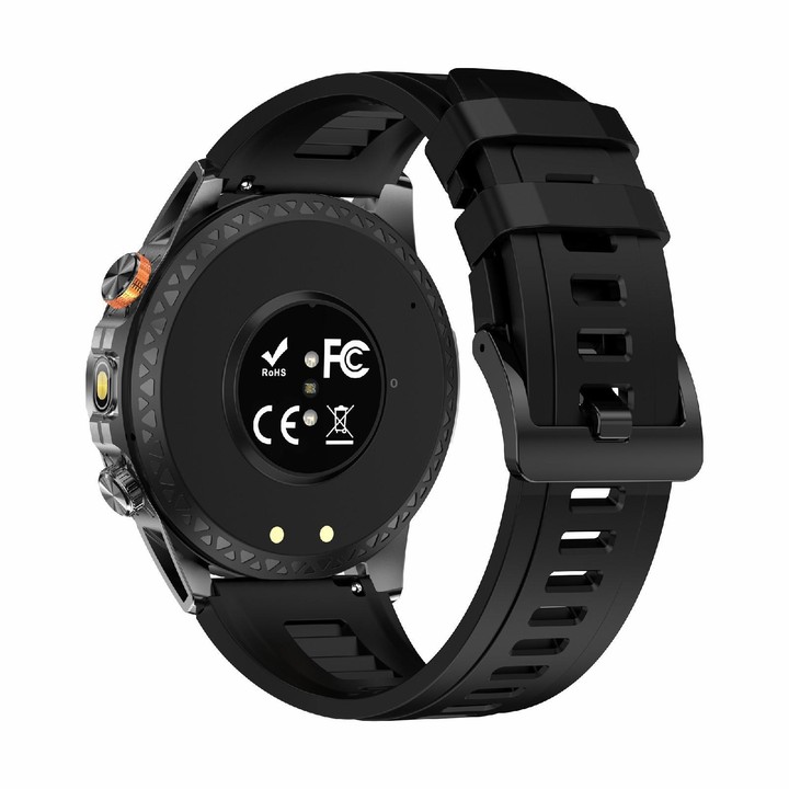YK16 1.7 inch Sports Smart Watch Supports Heart Rate / Sleep Monitoring(Black)