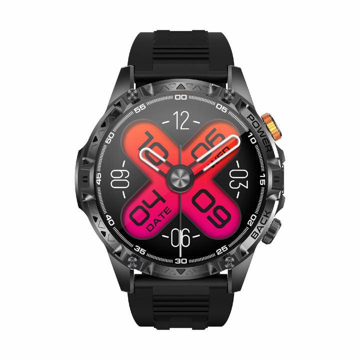 YK16 1.7 inch Sports Smart Watch Supports Heart Rate / Sleep Monitoring(Black)