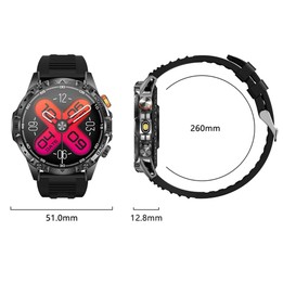 YK16 1.7 inch Sports Smart Watch Supports Heart Rate / Sleep Monitoring(Orange)