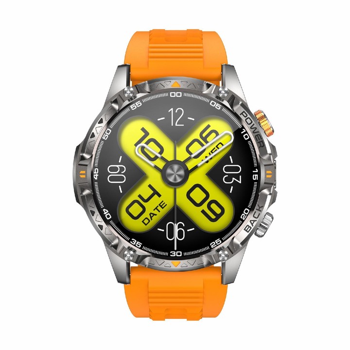 YK16 1.7 inch Sports Smart Watch Supports Heart Rate / Sleep Monitoring(Orange)