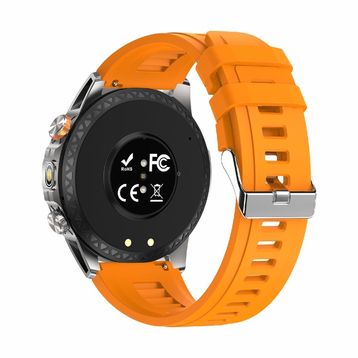 YK16 1.7 inch Sports Smart Watch Supports Heart Rate / Sleep Monitoring(Orange)