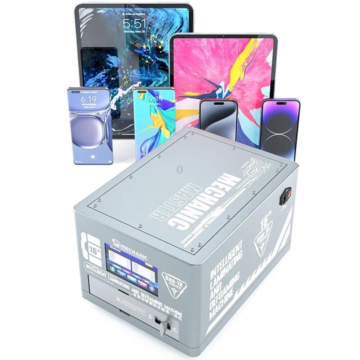 Mechanic Gan-18 Fenix 16 inch Intelligent Laminating Defoaming Machine, Plug:UK Plug