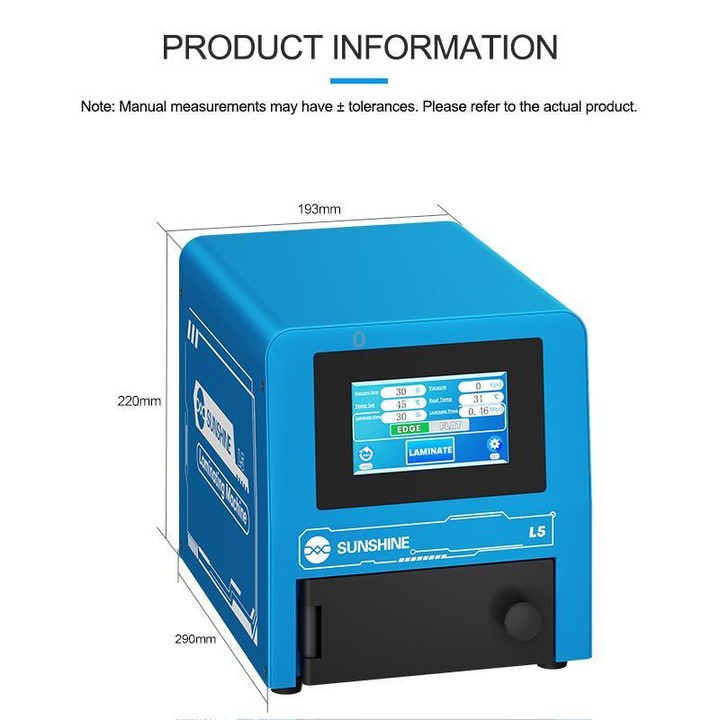 SUNSHINE L5 8 inch Smart Mini LCD Screen Laminator, Plug:US Plug