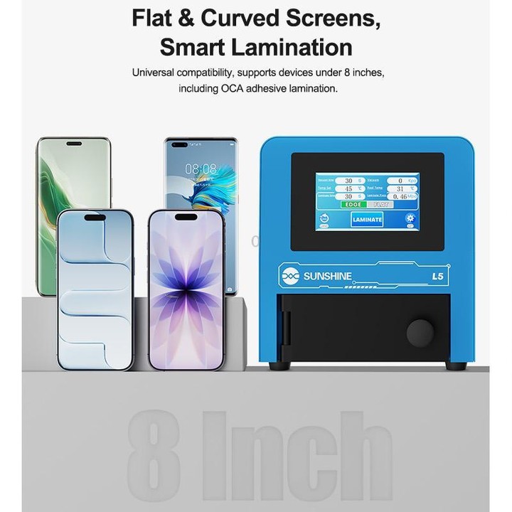SUNSHINE L5 8 inch Smart Mini LCD Screen Laminator, Plug:EU Plug