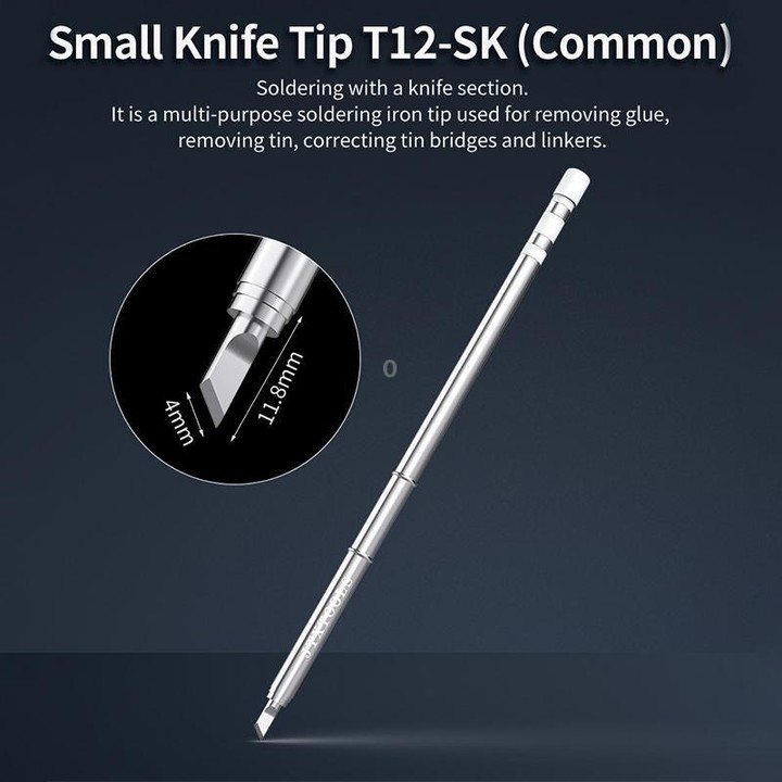 JTX T12 Series Soldering Iron Tips, Model:T12-SMK