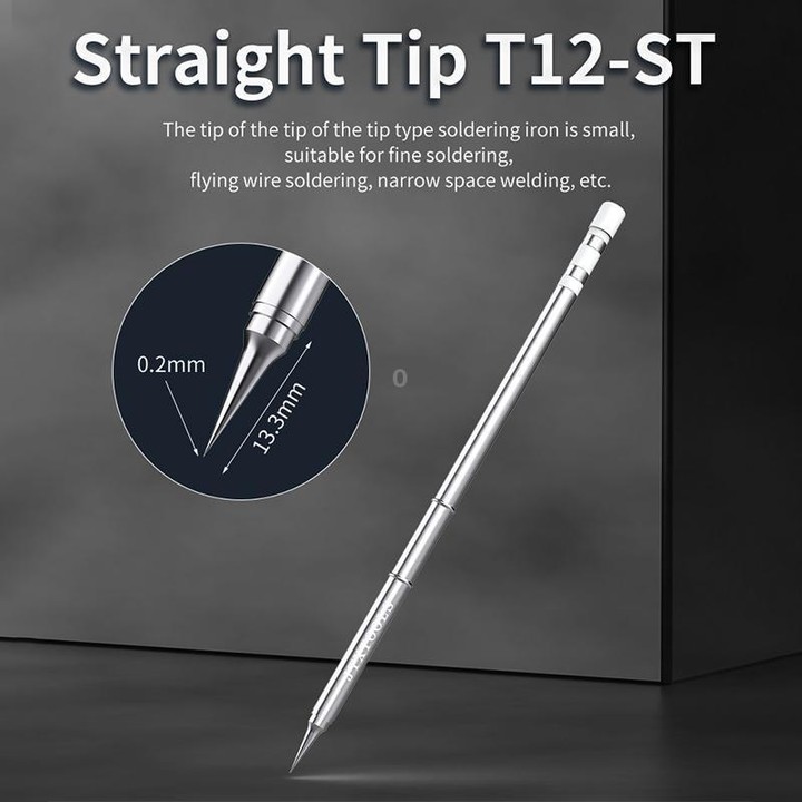 JTX T12 Series Soldering Iron Tips, Model:T12-SMK