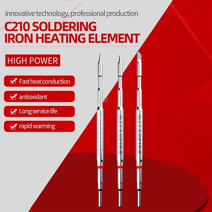 JTX C210 High Power Soldering Iron Tip, Model:C210-I