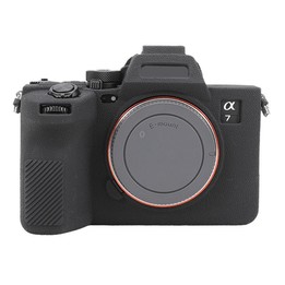 For Sony Alpha 7 V / ILCE-7M5 Litchi Texture Soft Silicone Protective Case(Black)