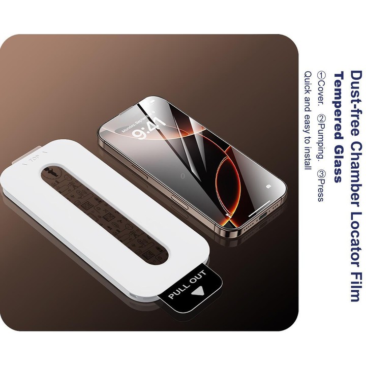 For Samsung Galaxy S23+ 5G / S22+ 5G imak Dust-free Chamber Locator Full Coverage Tempered Glass Film