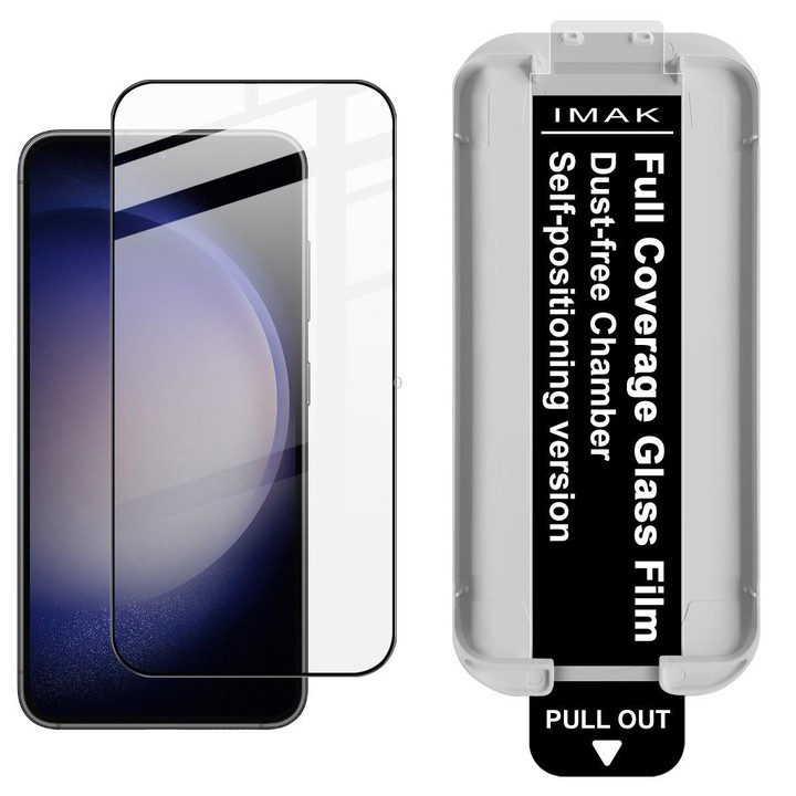 For Samsung Galaxy S23+ 5G / S22+ 5G imak Dust-free Chamber Locator Full Coverage Tempered Glass Film
