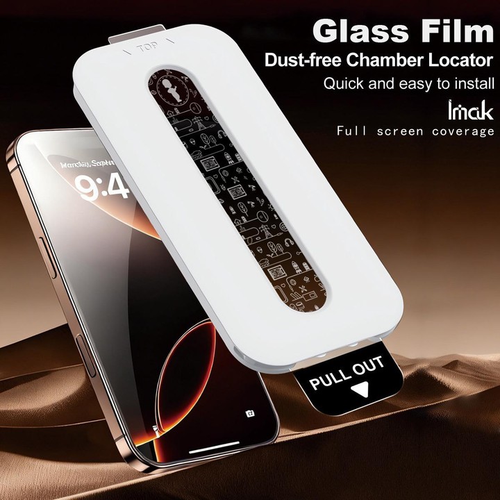 For Samsung Galaxy S23+ 5G / S22+ 5G imak Dust-free Chamber Locator Full Coverage Tempered Glass Film