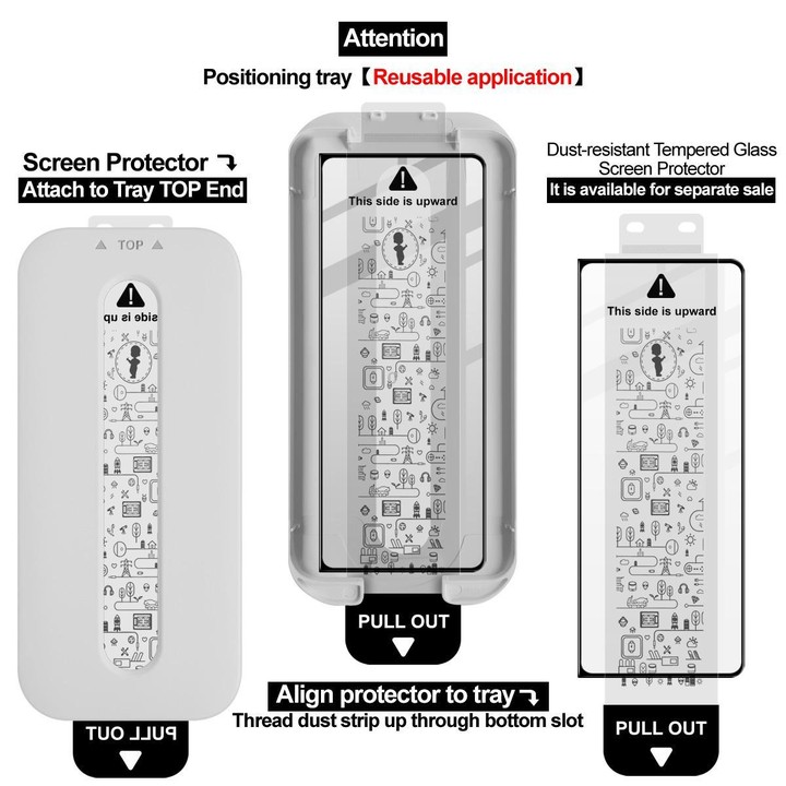 For Samsung Galaxy Z Fold5 5G imak Dust-free Chamber Locator Full Coverage Tempered Glass Film