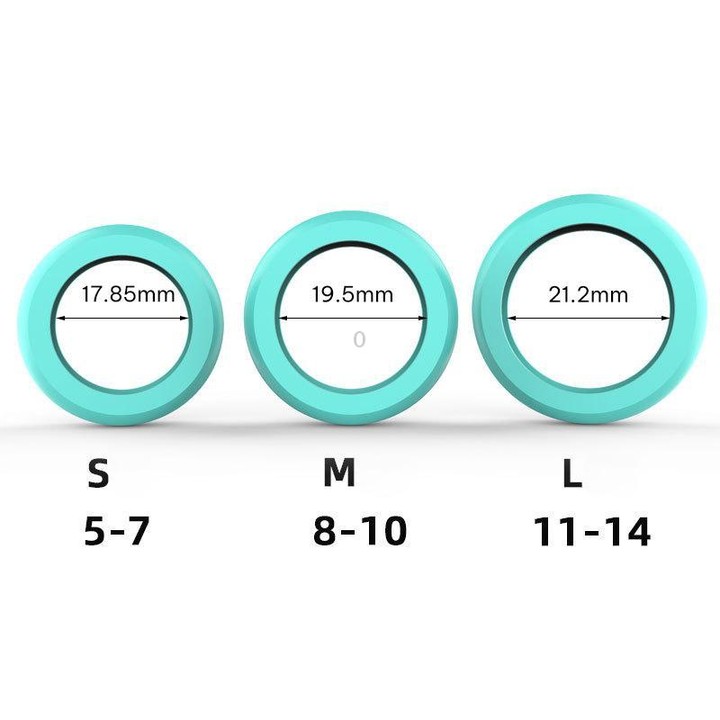 xDfind For Ultrahuman Ring AIR Smart Ring Silicone Cover, Size:S(Mint Green)