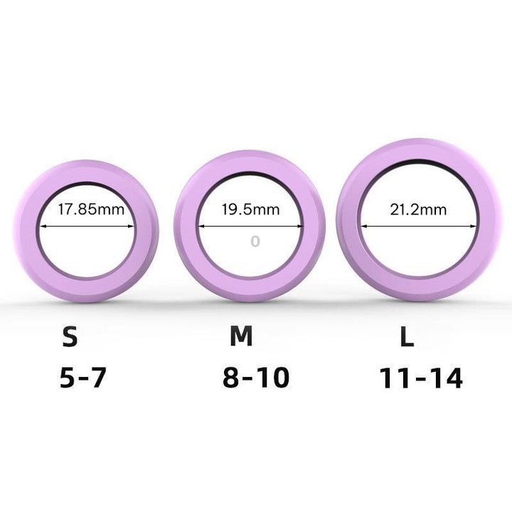 xDfind For Ultrahuman Ring AIR Smart Ring Silicone Cover, Size:S(Light Purple)