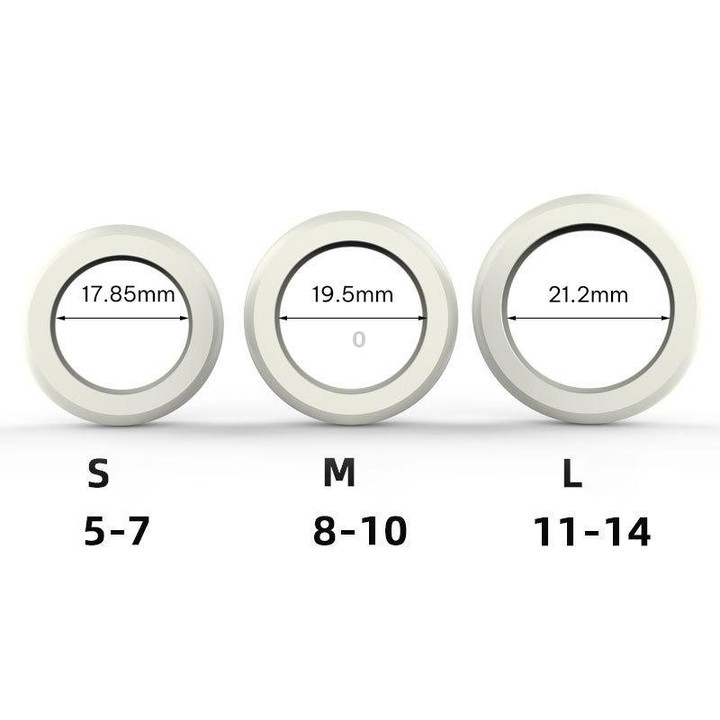 xDfind For Ultrahuman Ring AIR Smart Ring Silicone Cover, Size:S(Transparent)