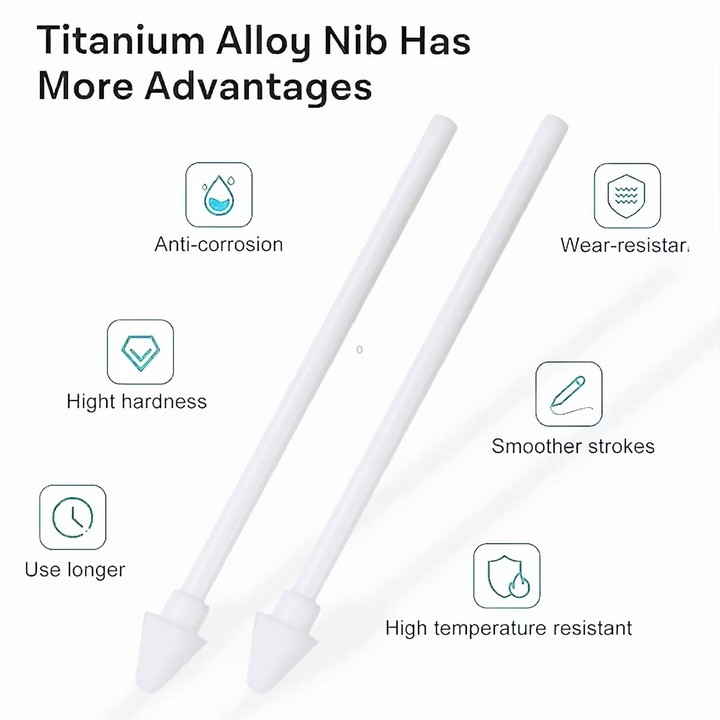 For Samsung Galaxy Tab S11 / S11 Ultra 5pcs/Set Stylus Pen Replacement Pencil Tips(White)