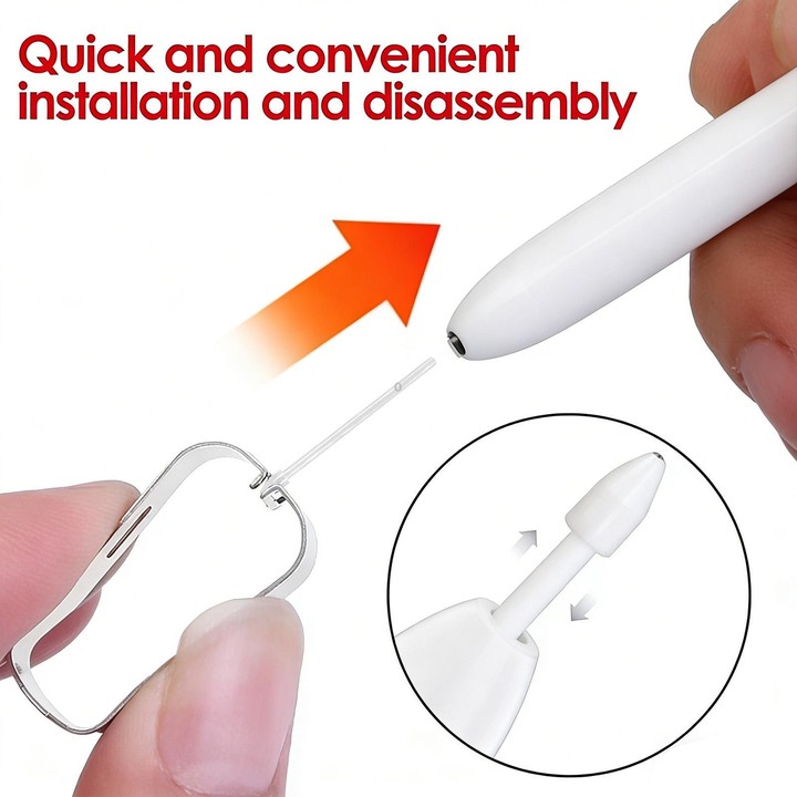 For Samsung Galaxy Tab S11 / S11 Ultra 5pcs/Set Stylus Pen Replacement Pencil Tips(White)