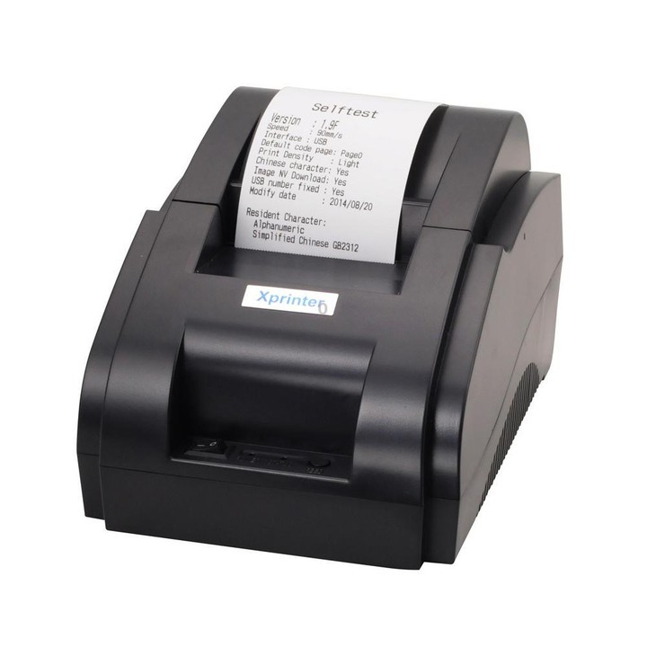 Xprinter XP58IIH 58mm Thermal Receipt Printer, Interface:USB(UK Plug)