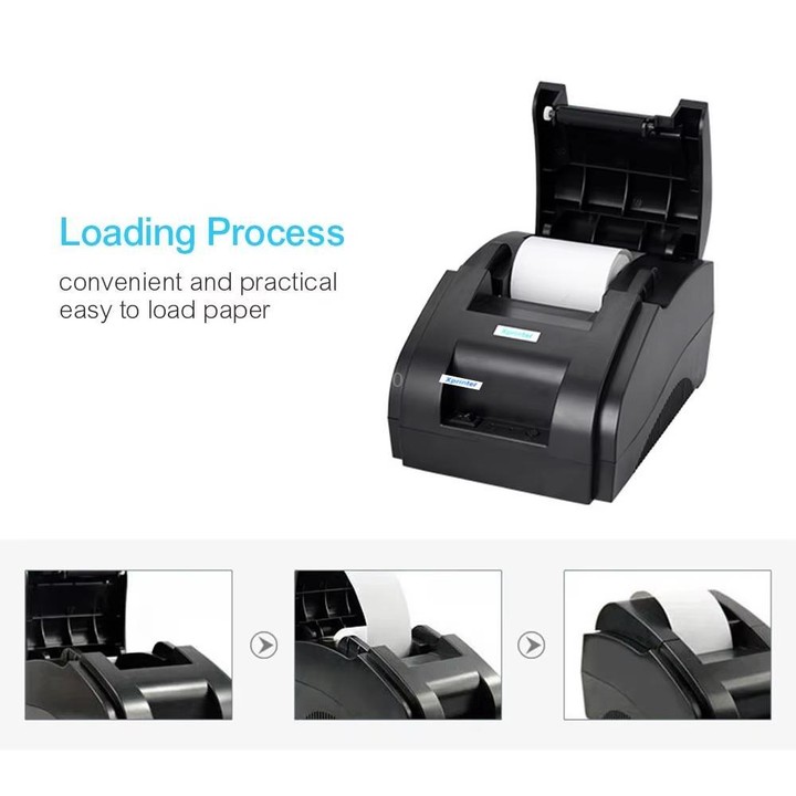 Xprinter XP58IIH 58mm Thermal Receipt Printer, Interface:USB+Bluetooth(EU Plug)