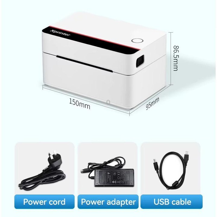 Xprinter XP-D362 80mm Computer Version Thermal Label Printer(UK Plug)