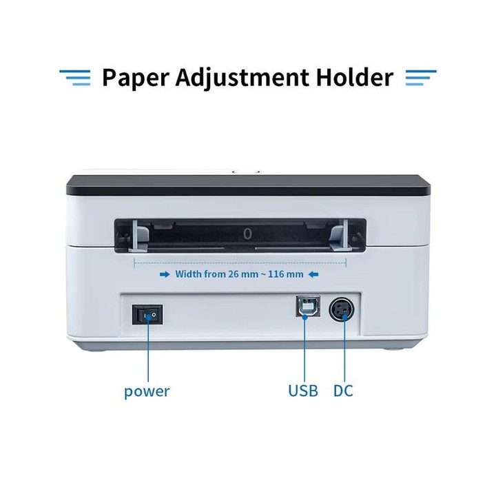 Xprinter XP-D463B 108mm Computer & Phone Version Thermal Label Printer(UK Plug)