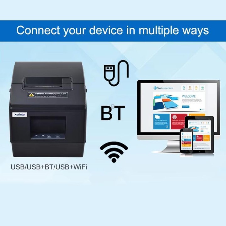 Xprinter XP-236B 48mm Computer Version Thermal Barcode Label Printer(UK Plug)